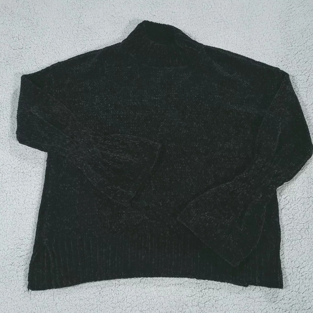 RD Style Sweater Womens Size Medium Black Soft Pullover Turtleneck Stitch Fix